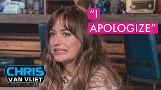 Dakota Johnson apologizes to me for that Leslie Mann interview, Bad Times at the El Royale