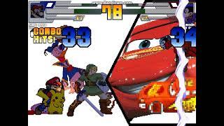 MUGEN battle #2922: Nintendo vs Disney