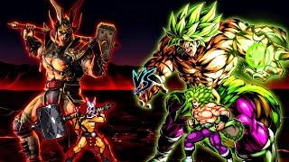 Shao Kahn OP (New) VS Broly DBS OP in Jump Force Mugen