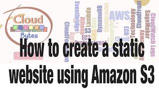 AWS Lab - How to create a static website using Amazon S3