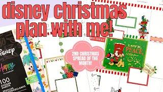 Disney Christmas Plan With Me | Classic Happy Planner Spread | Decorative Planner