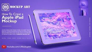 How to make an Apple iPad mockup| Photoshop Mockup Tutorial