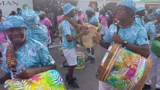 Saxons Independence Junkanoo 2024 Backline