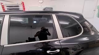 Porsche Cayenne Windows and Rear Lights Tinting Before and After