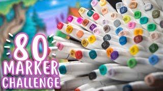 80 MARKER CHALLENGE - More challenging than it sounds! - TouchFive Review