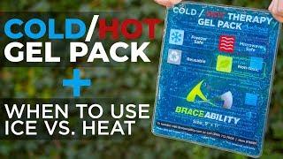 Reusable Cold & Hot Gel Pack + Tips on When to Use Ice vs. Heat Therapy