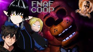 QUATRO SEM NOÇÃO TENTANDO SOBREVIVER NO FNAF COOP DO ROBLOX! - Com @Wes-Bear @EuDenys. & @MP123BR