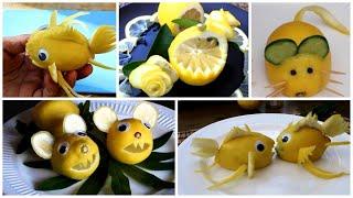 Art In Super Lemon Fruit Platter Decoration Ideas Cutting Tricks