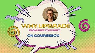 Why upgrade from free to Expert in the my.coursebox.ai marketplace?