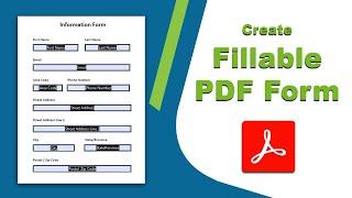 How to make a fillable pdf form in adobe acrobat pro dc