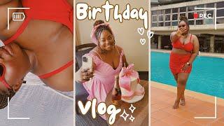 BIRTHDAY WEEKEND VLOG! Hotel room tour, swimming class, gifts, ++