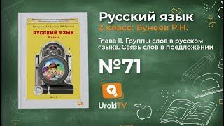 Упражнение 71 — Русский язык 2 класс (Бунеев Р.Н., Бунеева Е.В., Пронина О.В.)