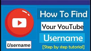 How To Find Your YouTube Username