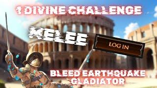 Melee LOGIN! Bleed Earthquake Gladiator - 1 Div (100c) Challenge | PoE 3.24 Necropolis