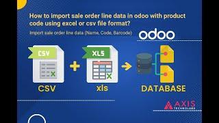 How to import sale order line data with product code using csv xls fie  format ?