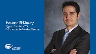 Message from Hassane El-Khoury, President & CEO, Cypress Semiconductor