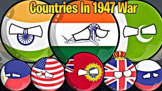 Countries In 1947 War[Funny And Interesting][Story] #countryballs #worldprovinces