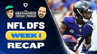 NFL DFS Heat Check Podcast, Week 1 Recap