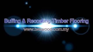 Buffing & Coating Timber Wood Flooring