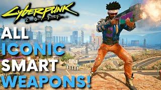 Cyberpunk 2077 - All Secret FREE Iconic Smart Weapons! (Locations & Guide)