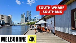 MELBOURNE, AUSTRALIA  [4K] South Wharf to Southbank — Walking Tour