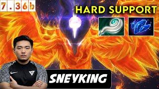 Sneyking Phoenix Hard Support - Dota 2 Patch 7.36b Pro Pub Gameplay