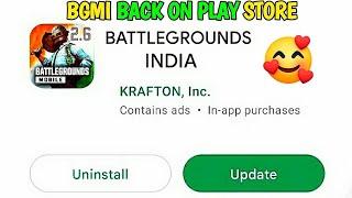 BGMI 2.6 Update Play Store Per Aa gya | BGMI Launched  |