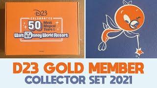 D23 Gold Membership Collector Set Review 2021 | What's in the box? | Walt Disney Fan Club!