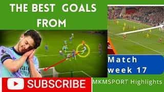 Top 5 Premier League Goals | Matchweek 17 | 2024/25 Season