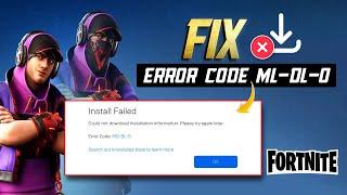 How to Fix Fortnite MD-DL Error on PC | Fix Install Failed Fortnite | Fortnite Could Not Download