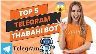 Top 5 Telegram Bots 2024  | Best Telegram Bots 2024 | Movie downloader Bot | Part-1