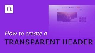 How to Create a Transparent Header in OceanWP