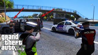 Polantas Kejar Kejaran Dengan Perampok Bersenjata Di Jalan Raya || GTA 5 Mod Polisi Indonesia