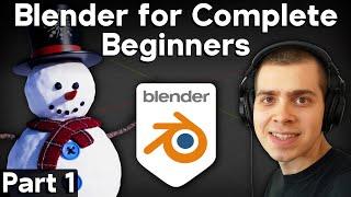 Part 1 - Blender for Complete Beginners Tutorial Series (Navigation & Shortcut Keys)
