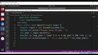 Java Program to Check Leap Year