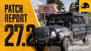 Patch Report: Update 27.2 | PUBG: BATTLEGROUNDS EUROPE