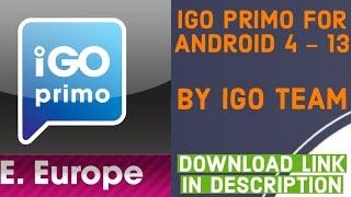 IGO PRIMO navigation for Android 4-14 with map Europe and England 2023 Q4. Download link! NEW!