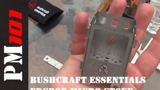 Bushcraft Essentials EDC Box: Outdoor Pocket Micro Stove