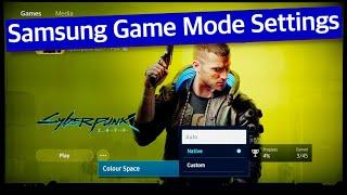 Samsung TV Best Game Mode Settings for PS5 & Xbox Series X 4K@120Hz Gaming