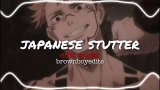 JAPANESE STUTTER EDIT AUDIO