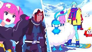 Grusha, Roy and Dot vs Sango and Onyx - Full Battle | Pokemon AMV