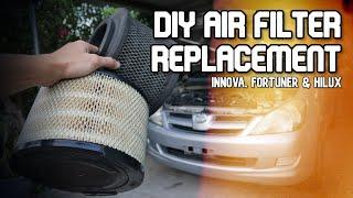 DIY Air Filter Replacement for Toyota Innova, Hilux, and Fortuner