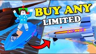 LIA SPACESHIP! Jailbreak let you BUY Any LIMITED CAR (Roblox Jailbreak)