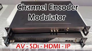 8 / 16  Channel Encoder Modulator - AV - SDi - HDMI - IP - UDP / RTP - DECIDE Networks