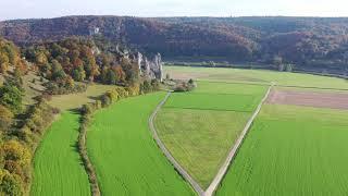 Der Burgsteinfelsen im Herbst