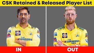 CSK Retained & Released Players List | IPL 2024