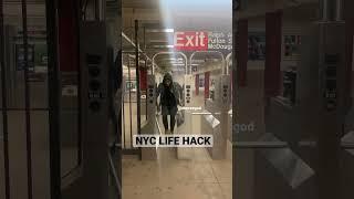 New York City Life hack 2 #shortsfeed #youtubeshorts #dupreegod #nyc #comedyshorts #newyork