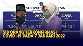 Update Corona 7 Januari 2022: Kasus Konfirmasi Harian Covid-19 Naik, Hari ini 518 Kasus