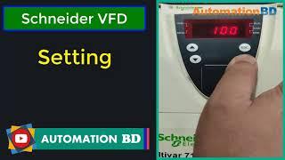 How setup parameter in Schneider VFD
