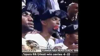 Chris Bosh Eating Confetti at NBA Finals - Vine